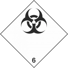 Знак "Инфекционные вещества" (Класс 6.2)