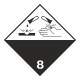 Знак "Коррозионные вещества" (Класс 8)