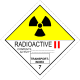 Знак "Радиоактивные вещества" (Класс 7. Категория II)