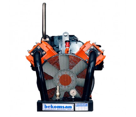 Компрессорная станция BEKOMSAN ESINTI 102 с дизельным двигателем 55 кВт