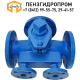 Кран 3-х ходовой Ду-80 стальной c рубашкой обогрева
